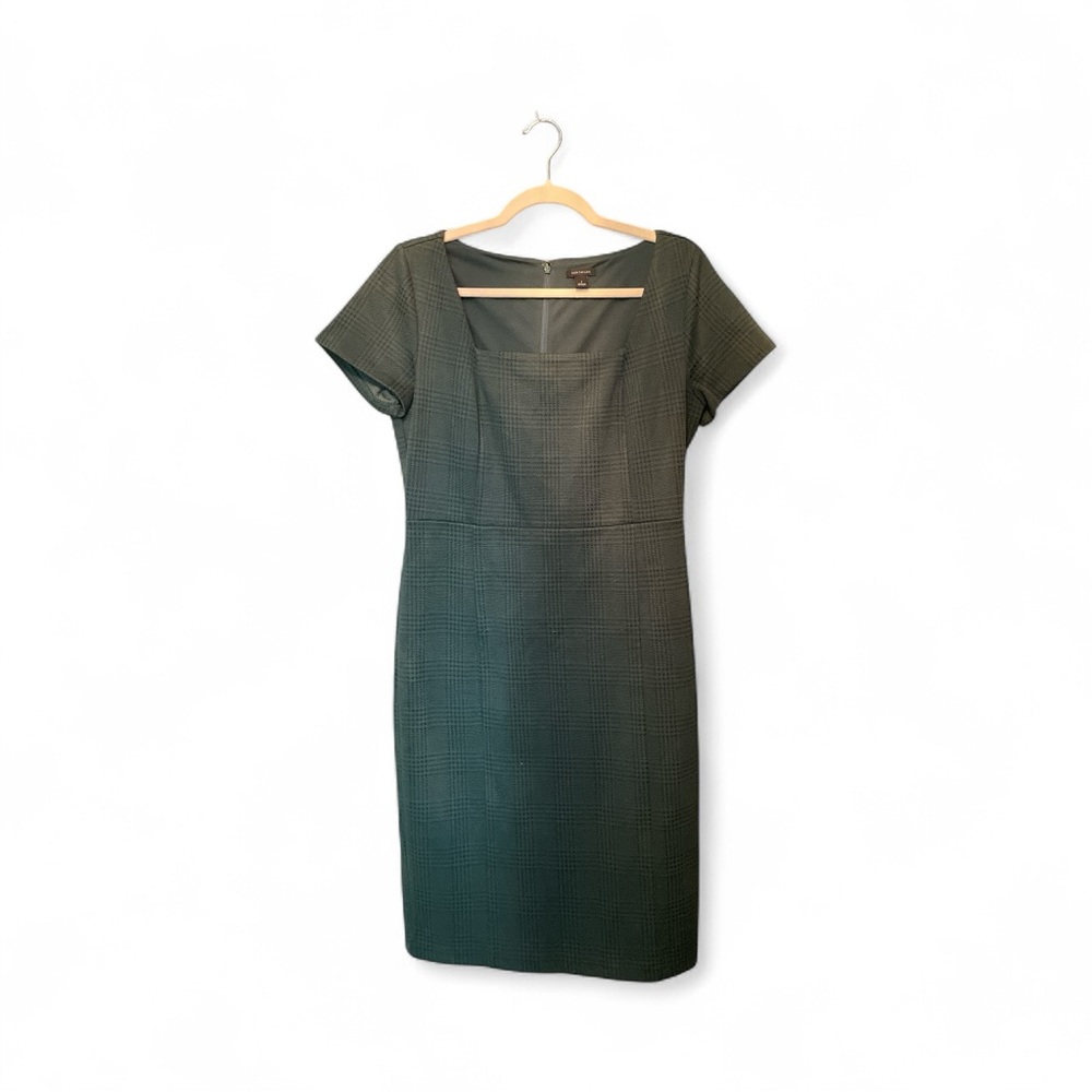 Ann Taylor Green Plaid Dress - Picture 5 of 5